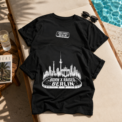 Raised by the Skyline Ladies Shirt Erik Mik X The Squad