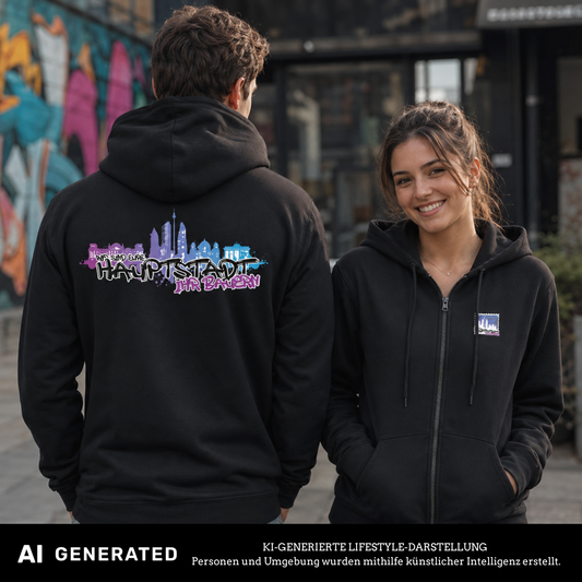Bunte Hauptstadt Zip Hoody