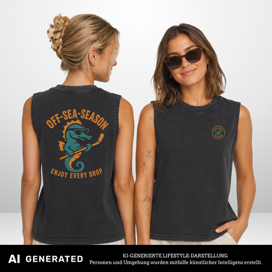 Sea Season Ladies Sleeveless Tee