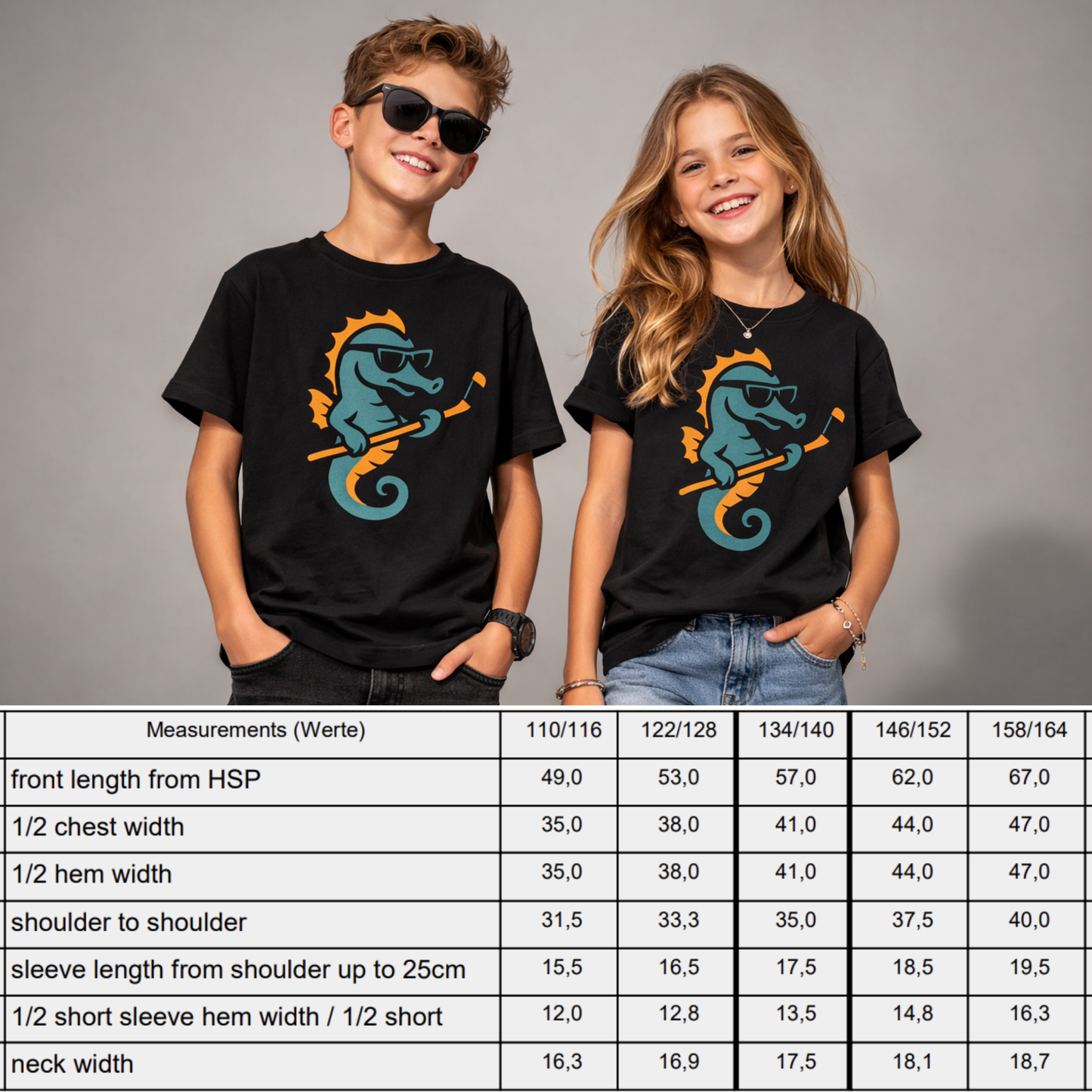 "SEAHOCKEY" The Squad Kids T-Shirt