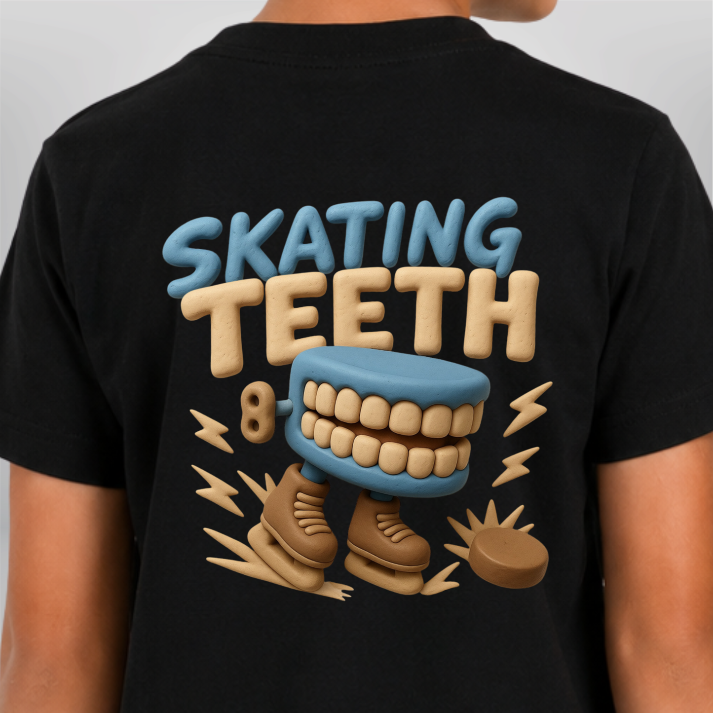 Skating Teeth Kids Tee