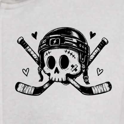 "SKULLY" The Squad Hockey Ladies Zip Hoody