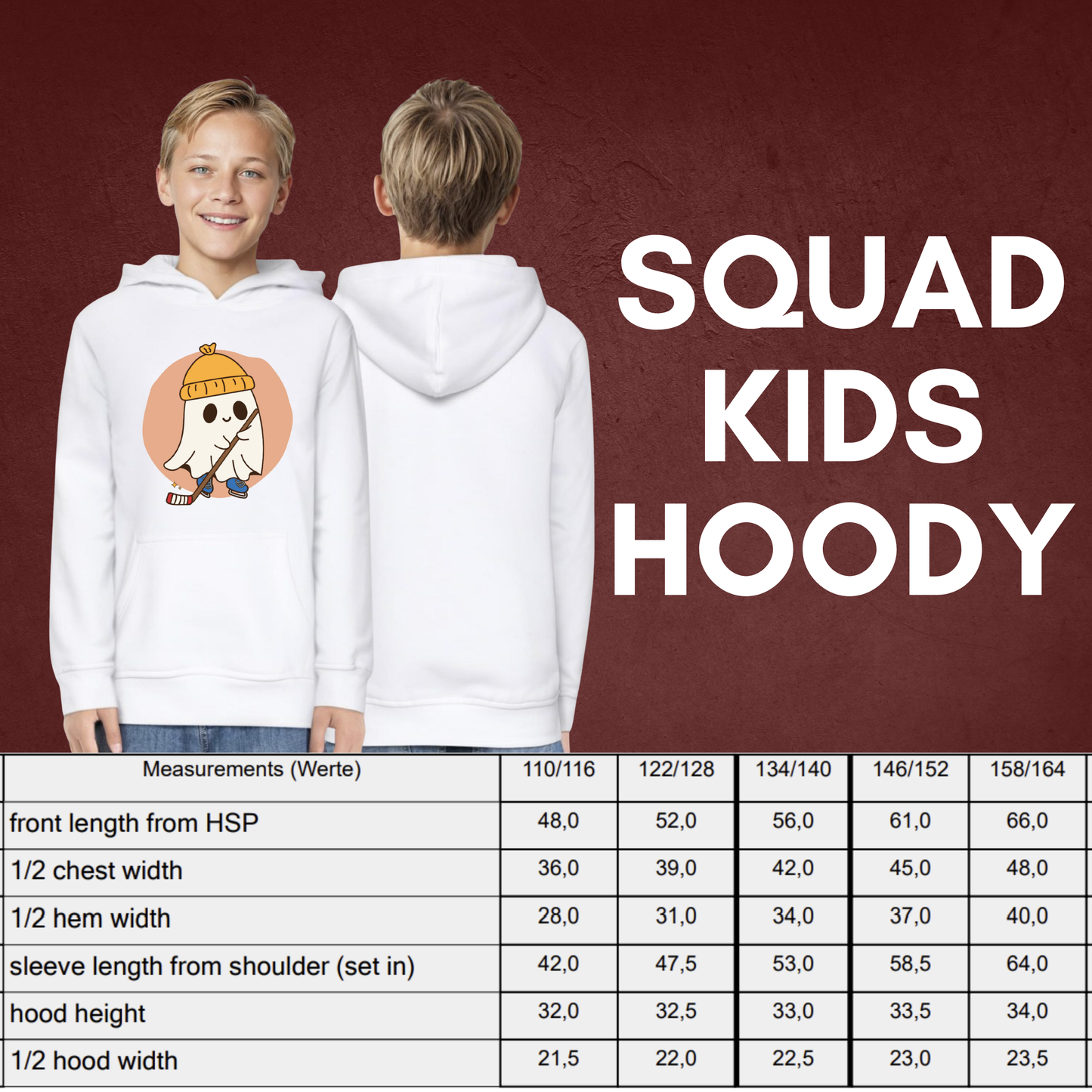 "SPOOKY SLAPSHOT" The Squad Kids Hoody