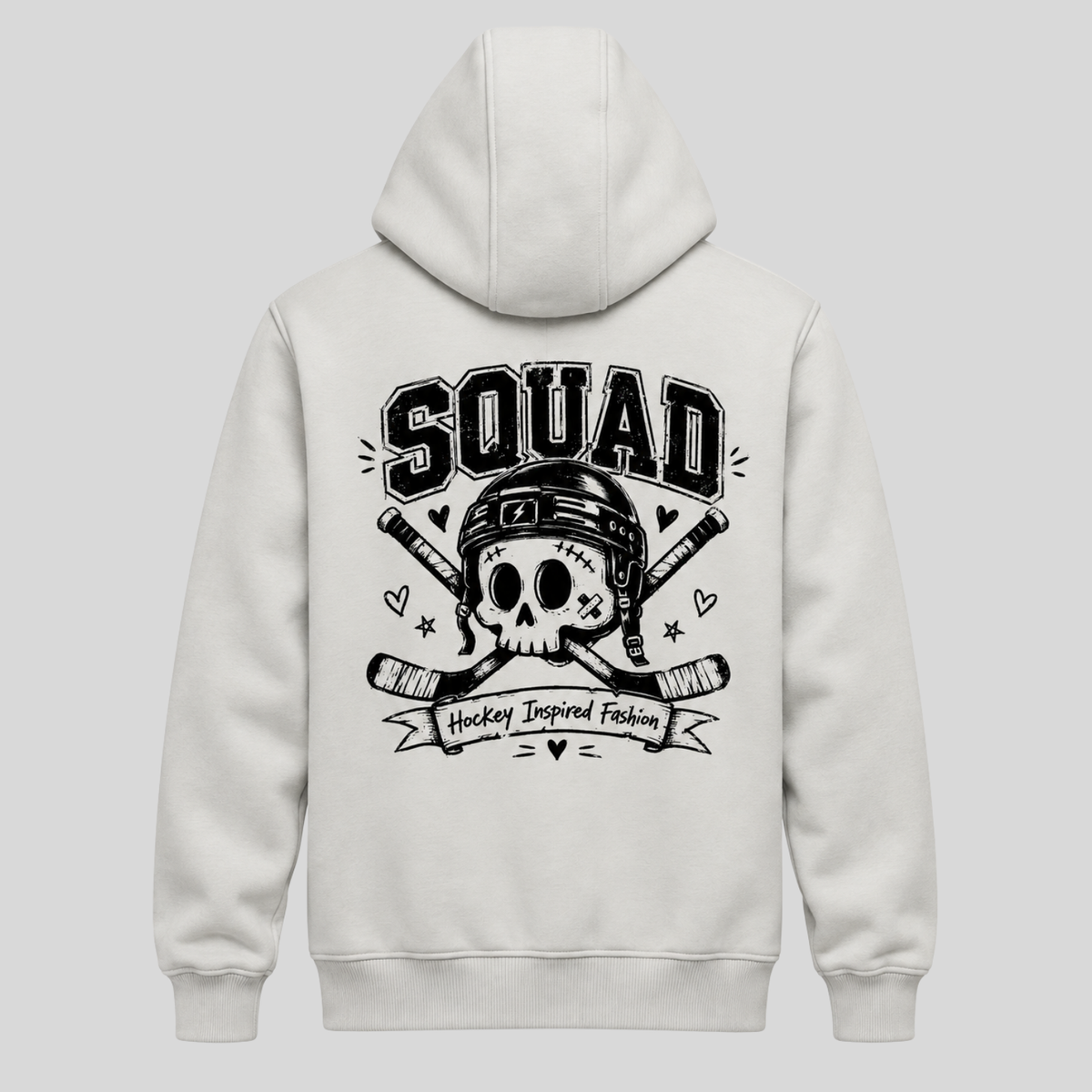 SQUAD SKULLY ZIP HOODY