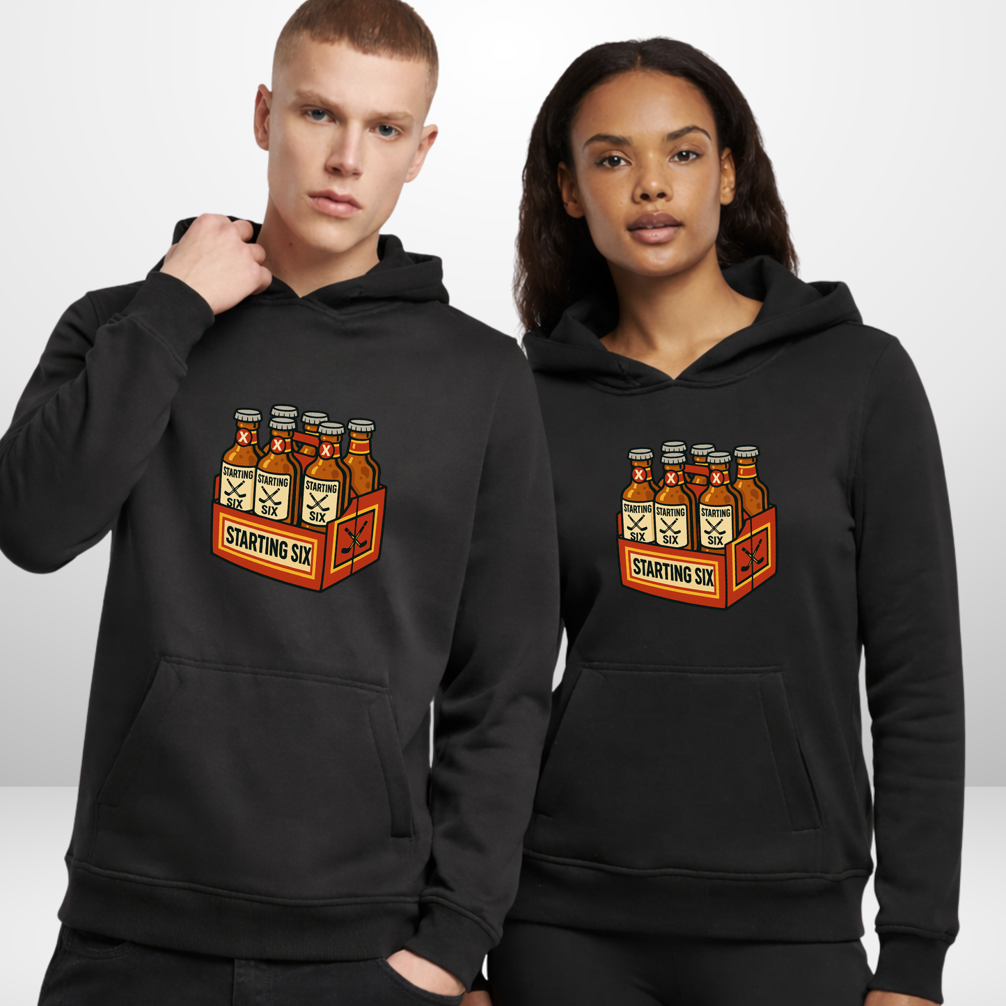"STARTING SIX" The Squad Heavy Hoody