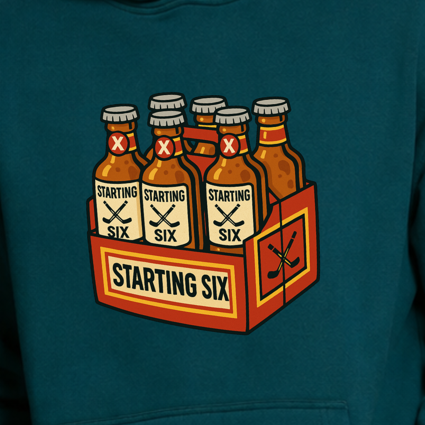 "STARTING SIX" The Squad Heavy Hoody