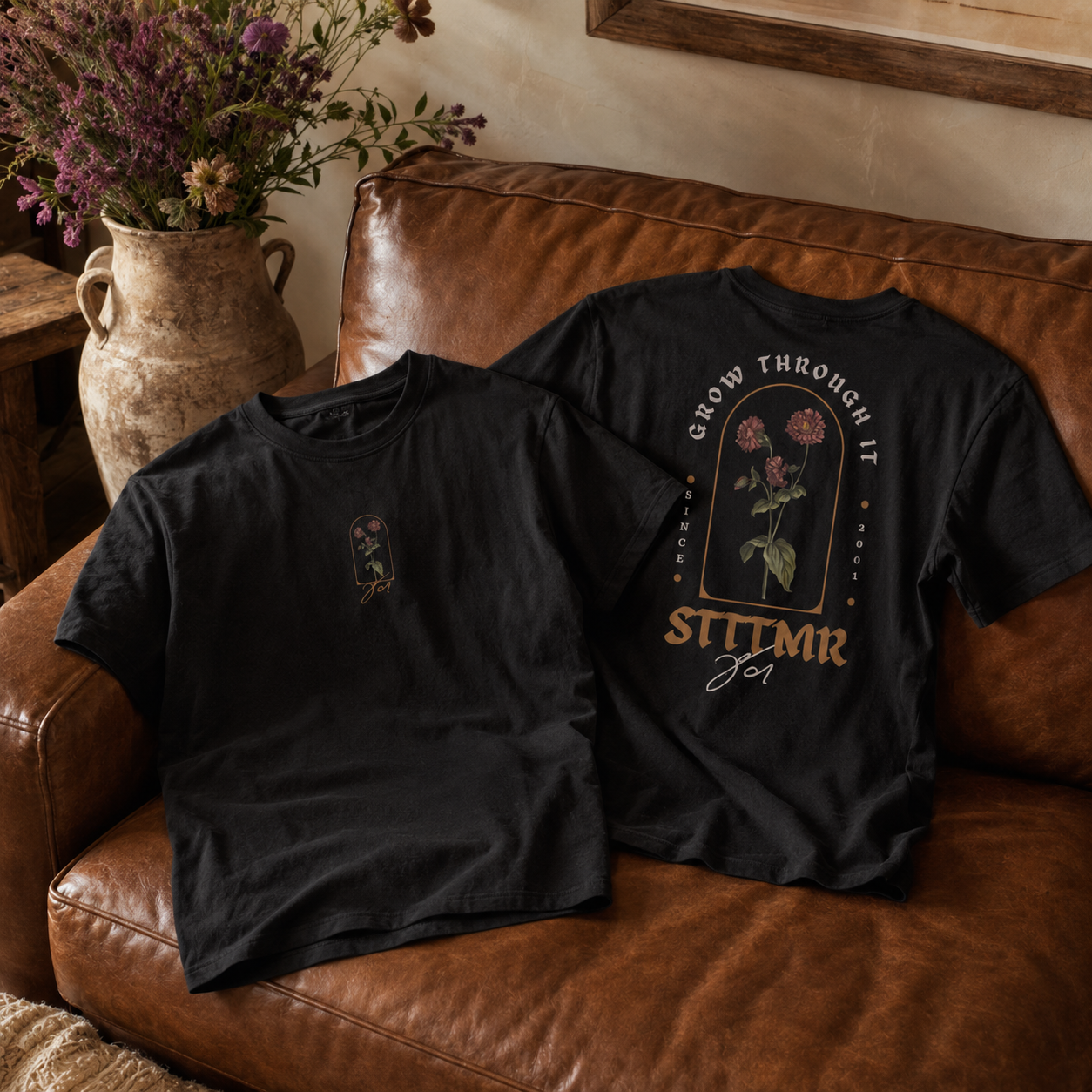 STTTMR Grow Through It Shirt Ladies Cropped Shirt