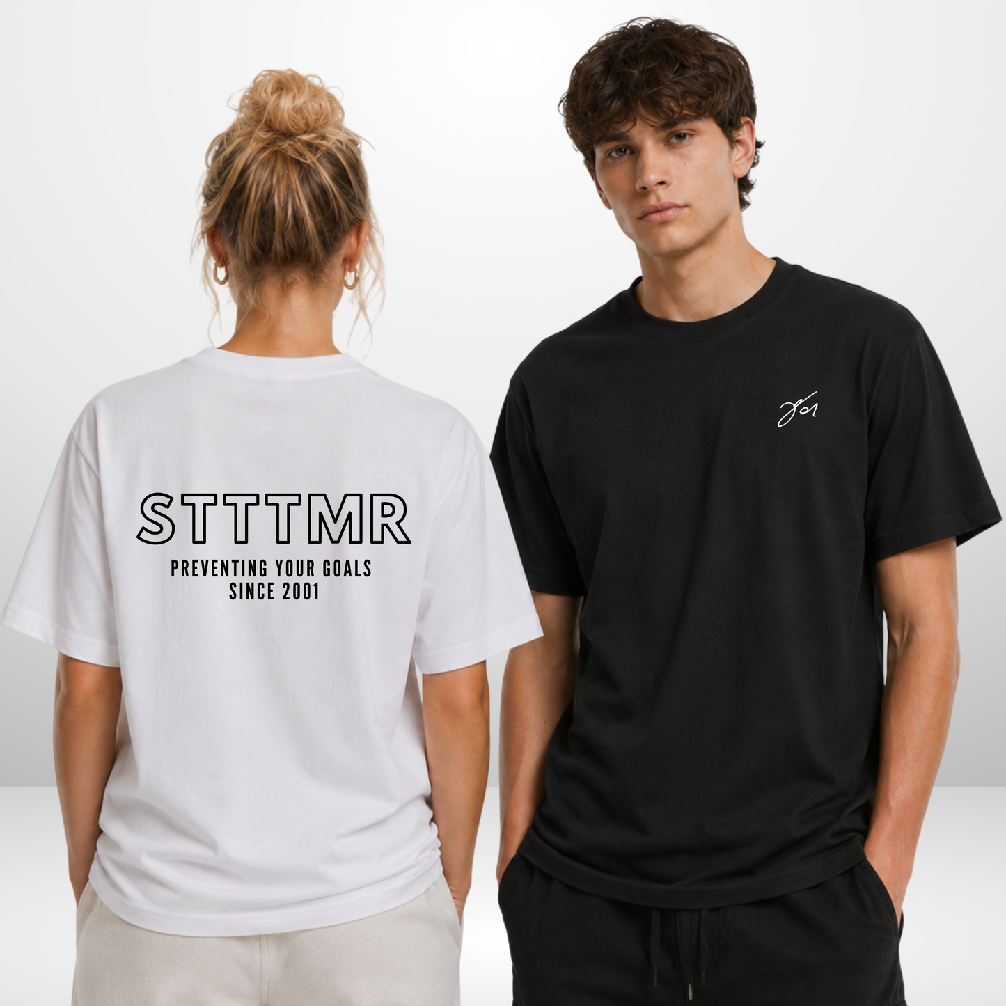 "STTTMR SIGNATURE" Jonas Stettmer X The Squad T-Shirt in 2 Farben