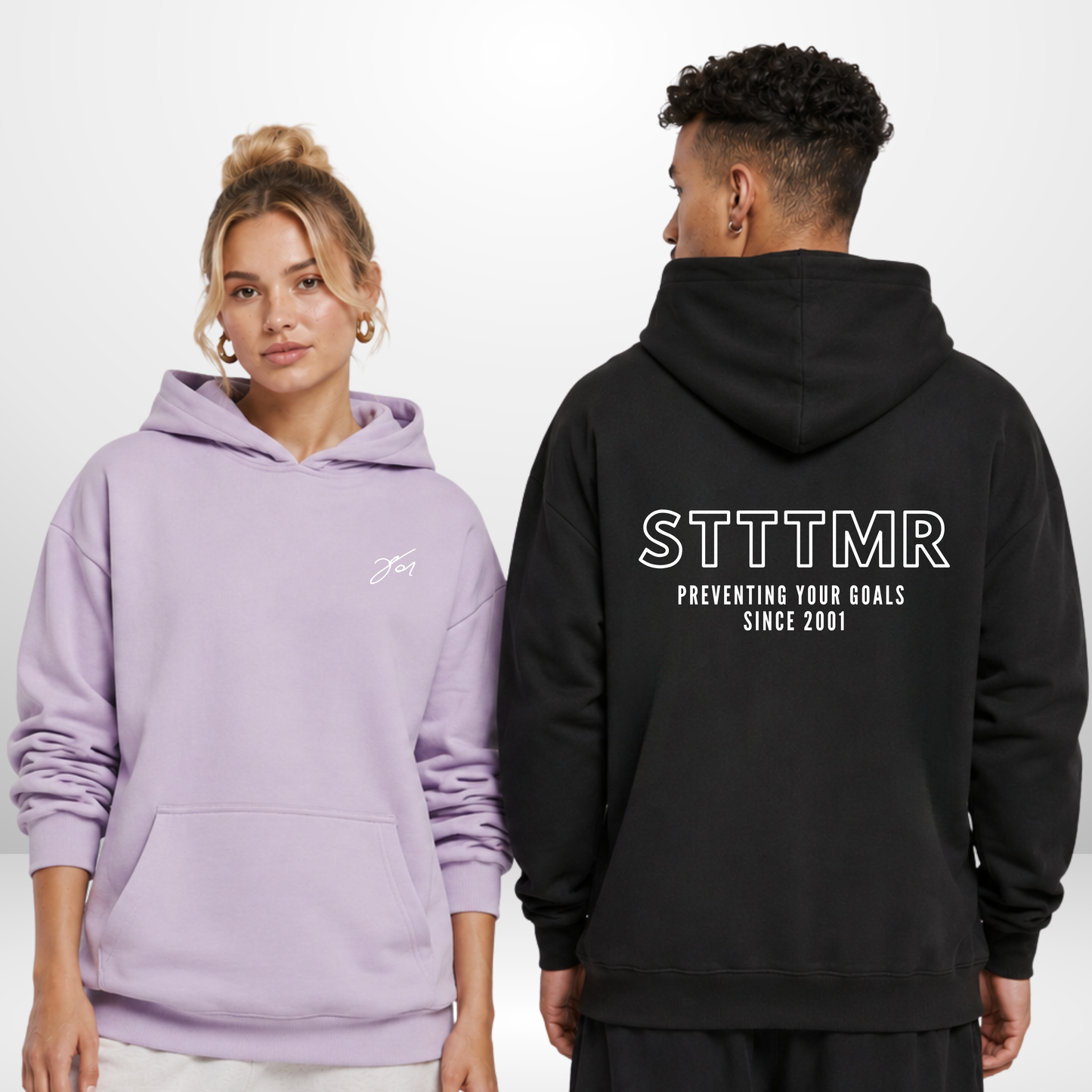 "STTTMR Signature" Jonas StettmerX The Squad Oversized Hoody in 2 Farben