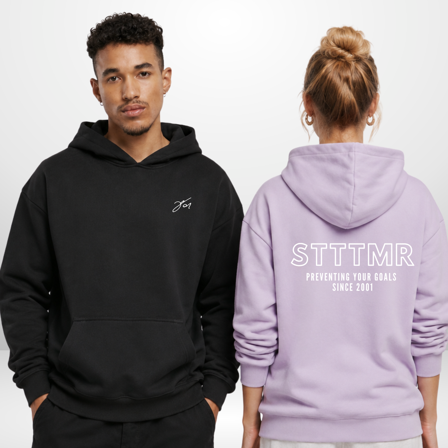 "STTTMR Signature" Jonas StettmerX The Squad Oversized Hoody in 2 Farben
