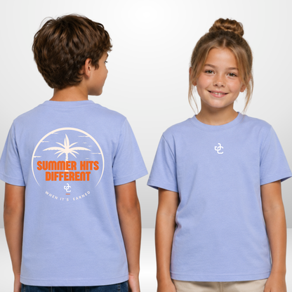 "SUMMER HITS DIFFERENT" Julian Chrobot X The Squad Kids Shirt