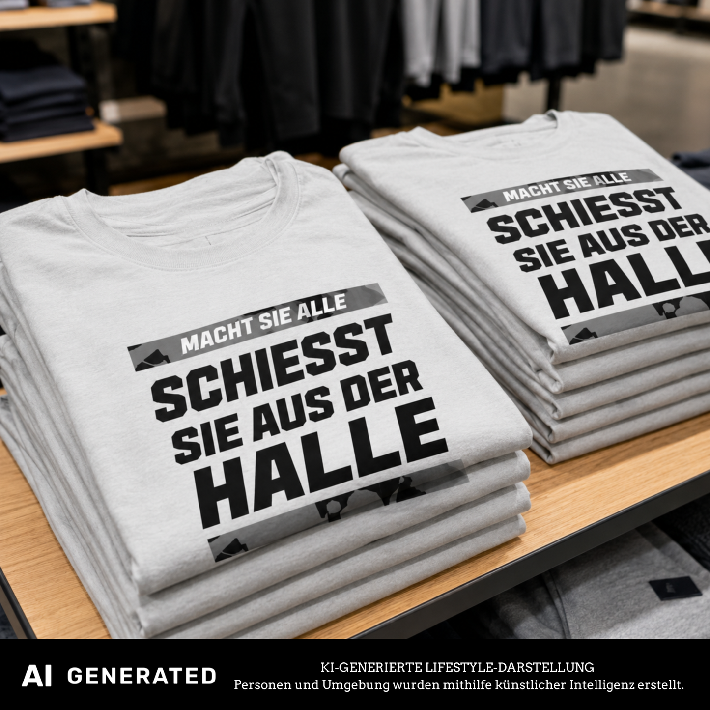 Schiesst sie aus der Halle T-Shirt