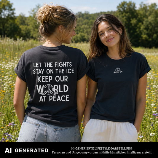 Stay on the Ice Hockey Ladies Shirt