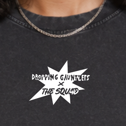 "TAKE A BREAK" Dropping Gauntlets X The Squad Hockey Ladies Vintage Washed Sleeveless Tee
