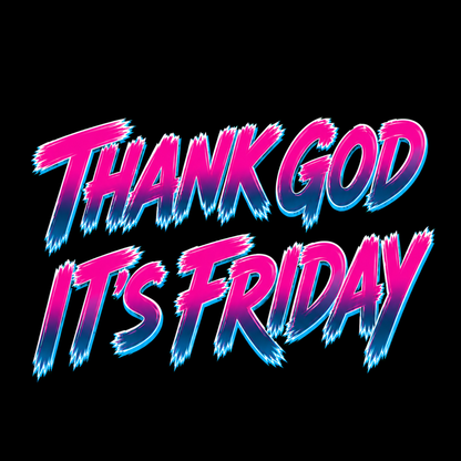 "THANK GOD IT´S FRIDAY - TGIF PART 3" The Squad Ladies Cropped Tee