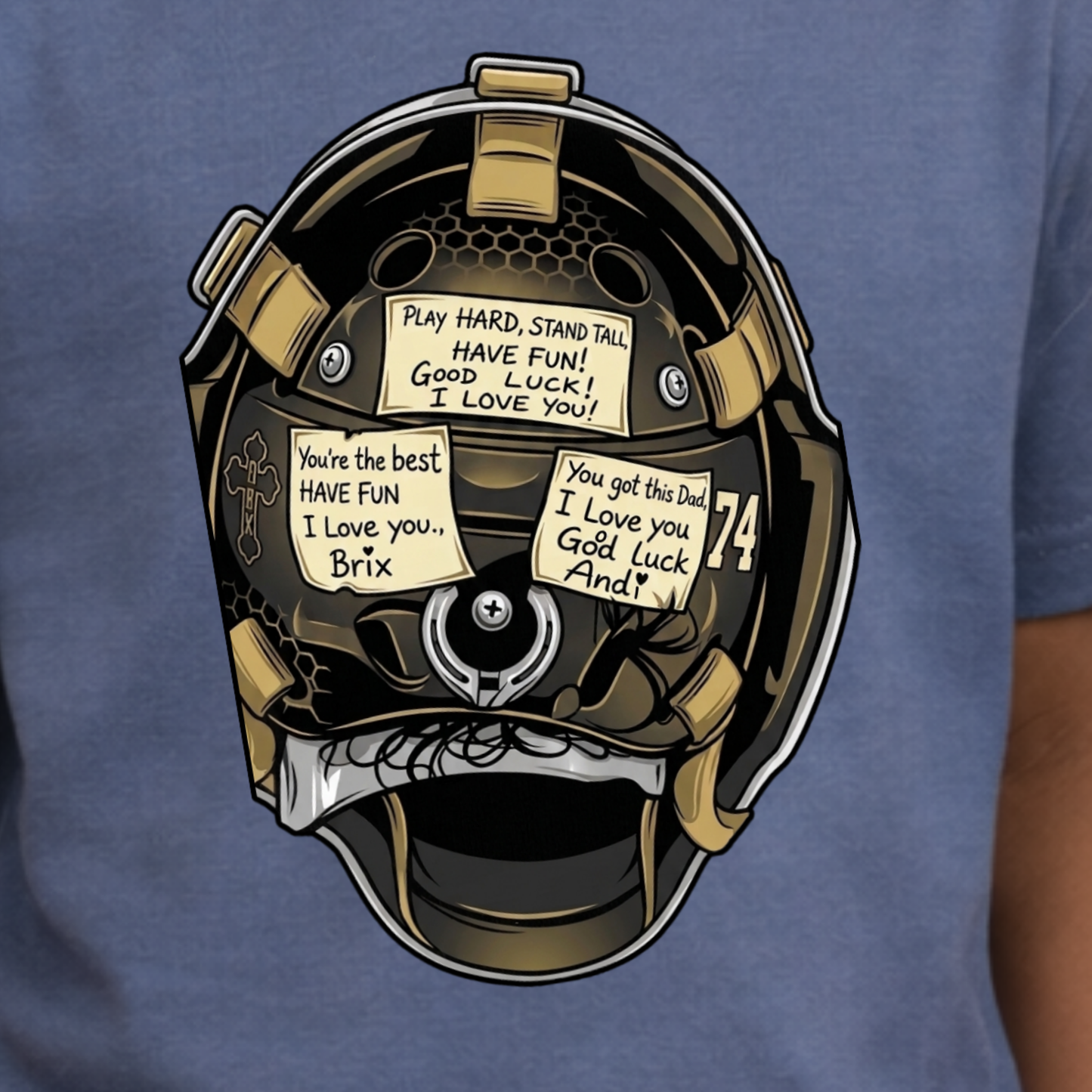 "THESE LITTLE LETTERS" Jerry Kuhn X The Squad Kids Shirt