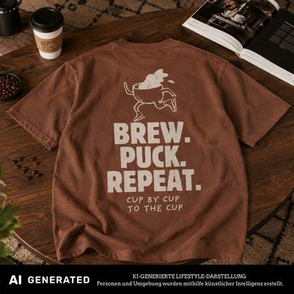 Brew.Puck.Repeat. Shirt