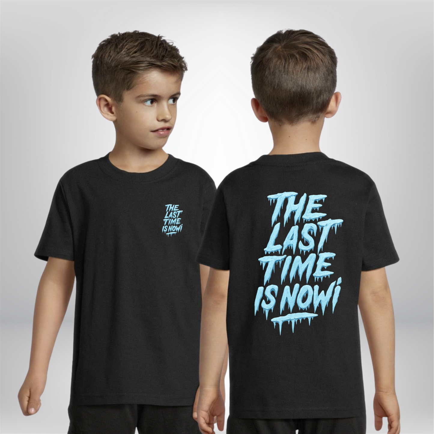 "THE LAST TIME IS NOWI" Kids Shirt