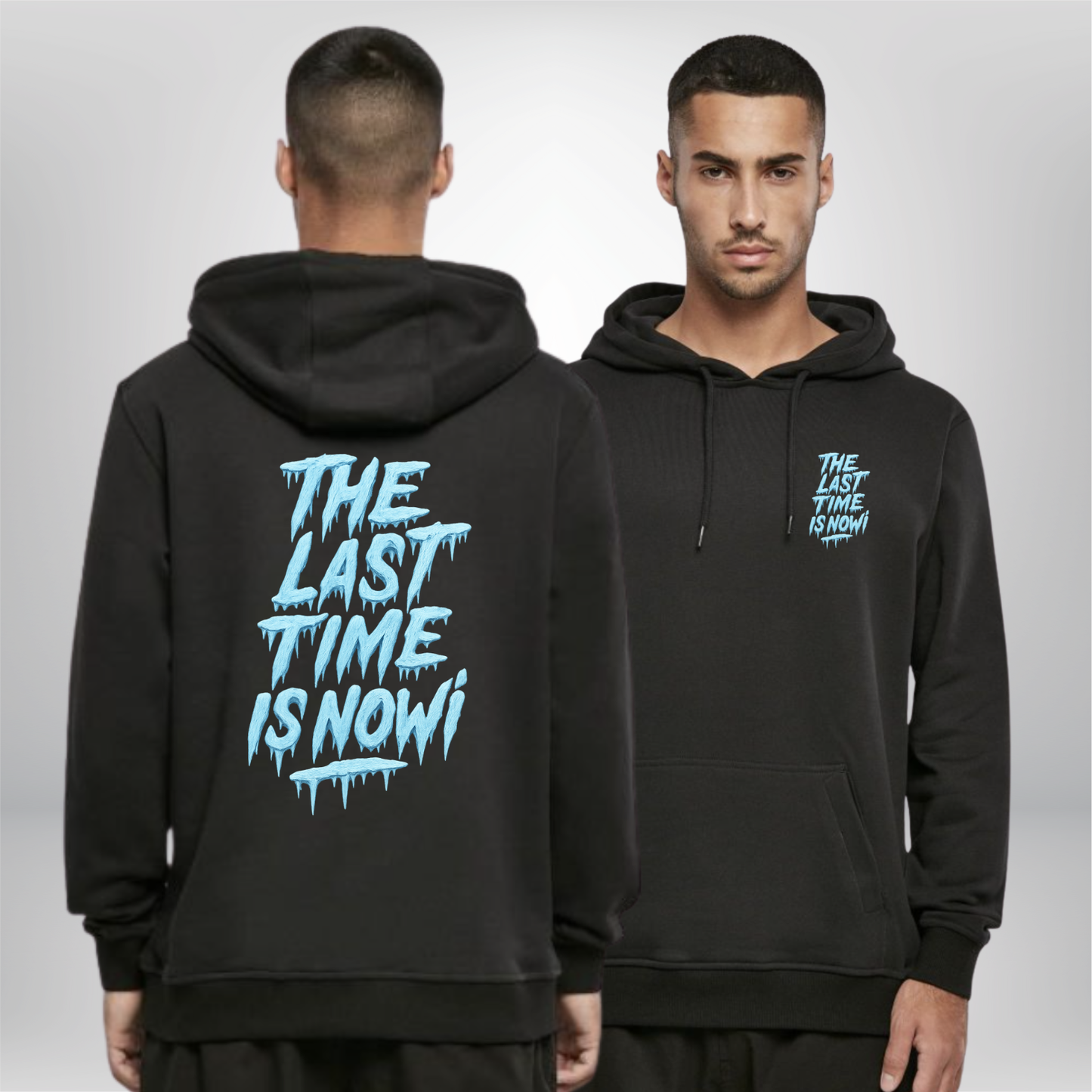 "THE LAST TIME IS NOWI"  Ultra Heavy Hoody