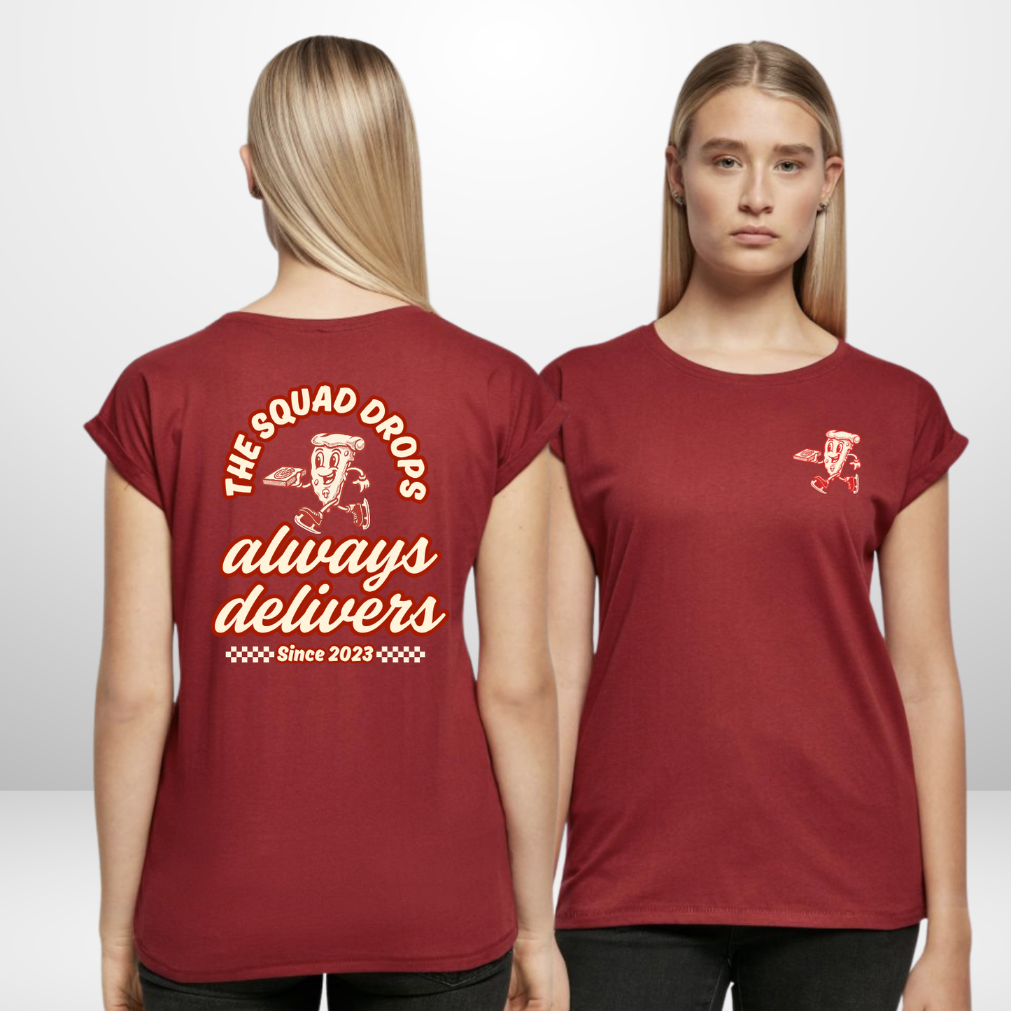 THE SQUAD "always delivers" Ladies Shirt