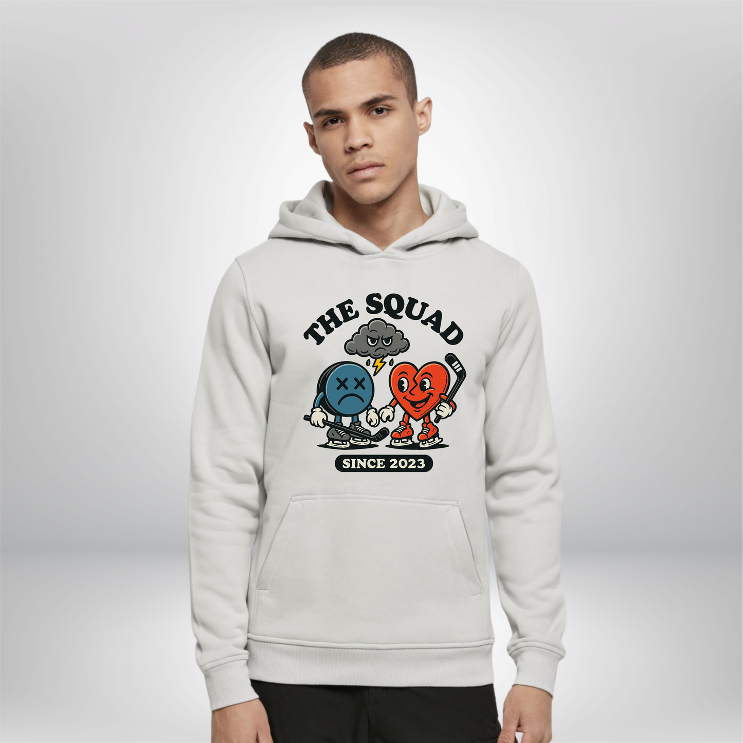 THE SQUAD "Cloudy Mood" Heavy Hoody in 2 Farben
