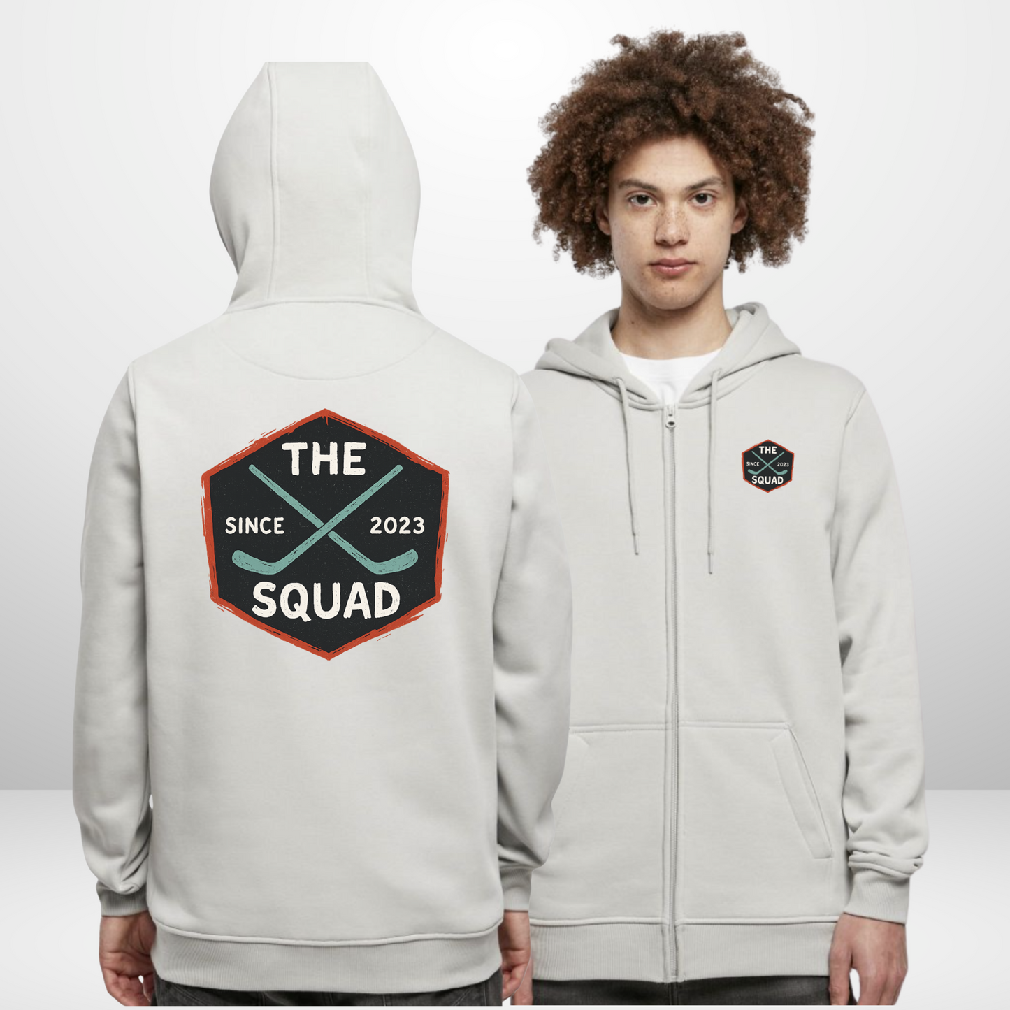 THE SQUAD "Favorite" Heavy Zip Hoody