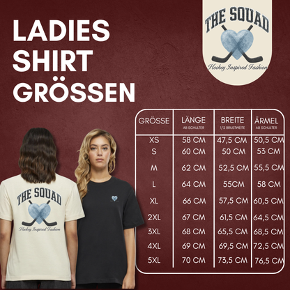 THE SQUAD "Frozen Heart" Ladies Shirt in 2 Farben