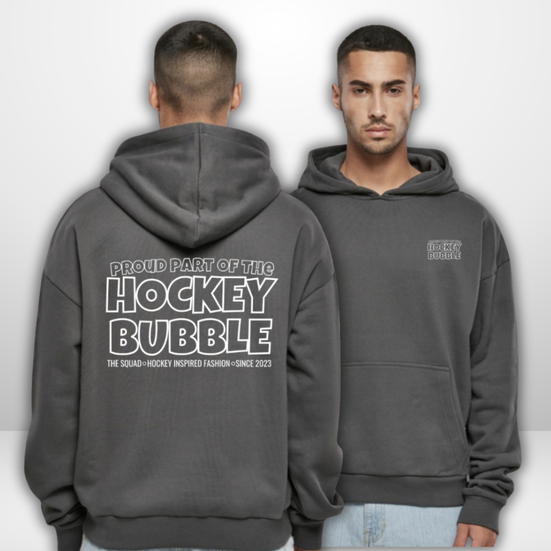 THE SQUAD "Hockey Bubble" Oversized Hoodie * 🏒💭 LIMITED DROP PRE-ORDER *