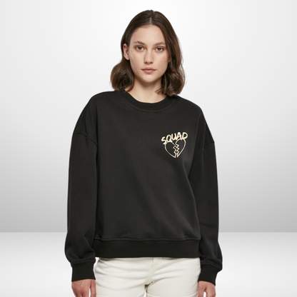THE SQUAD 💔🏒🩹 "Hockey will fix it" Ladies Oversized Crewneck