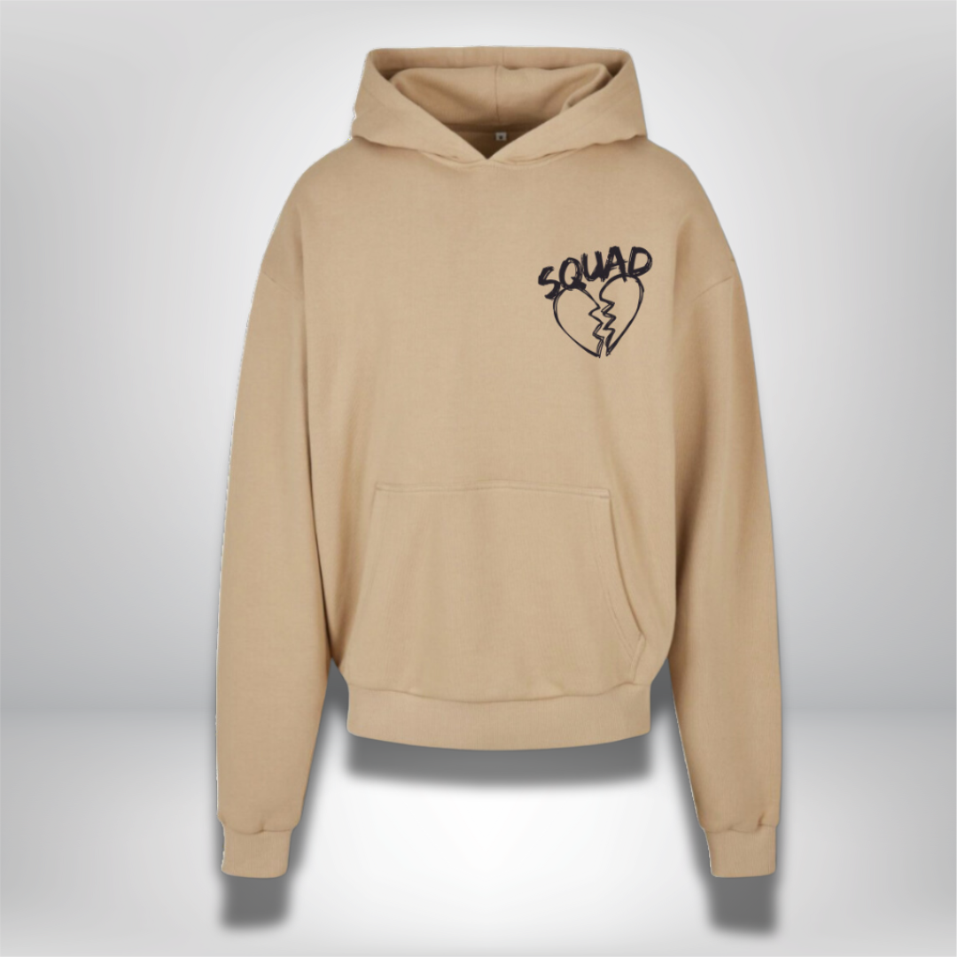 THE SQUAD "Hockey will fix it" Ultra Heavy Oversized Hoodie in 2 Farben