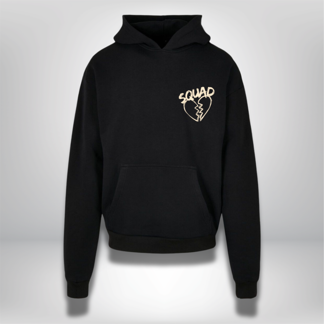 THE SQUAD "Hockey will fix it" Ultra Heavy Oversized Hoodie in 2 Farben