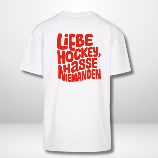 THE SQUAD "Liebe Hockey, hasse niemanden" Oversized Shirt in 2 Farben