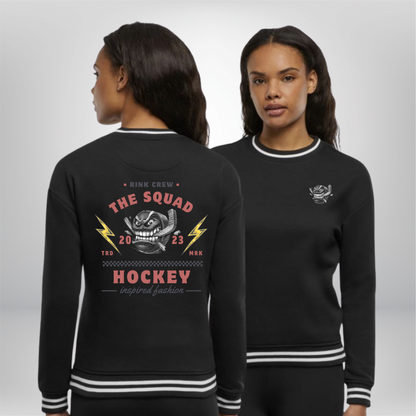 THE SQUAD "Rink Crew" Ladies College Sweat Crew