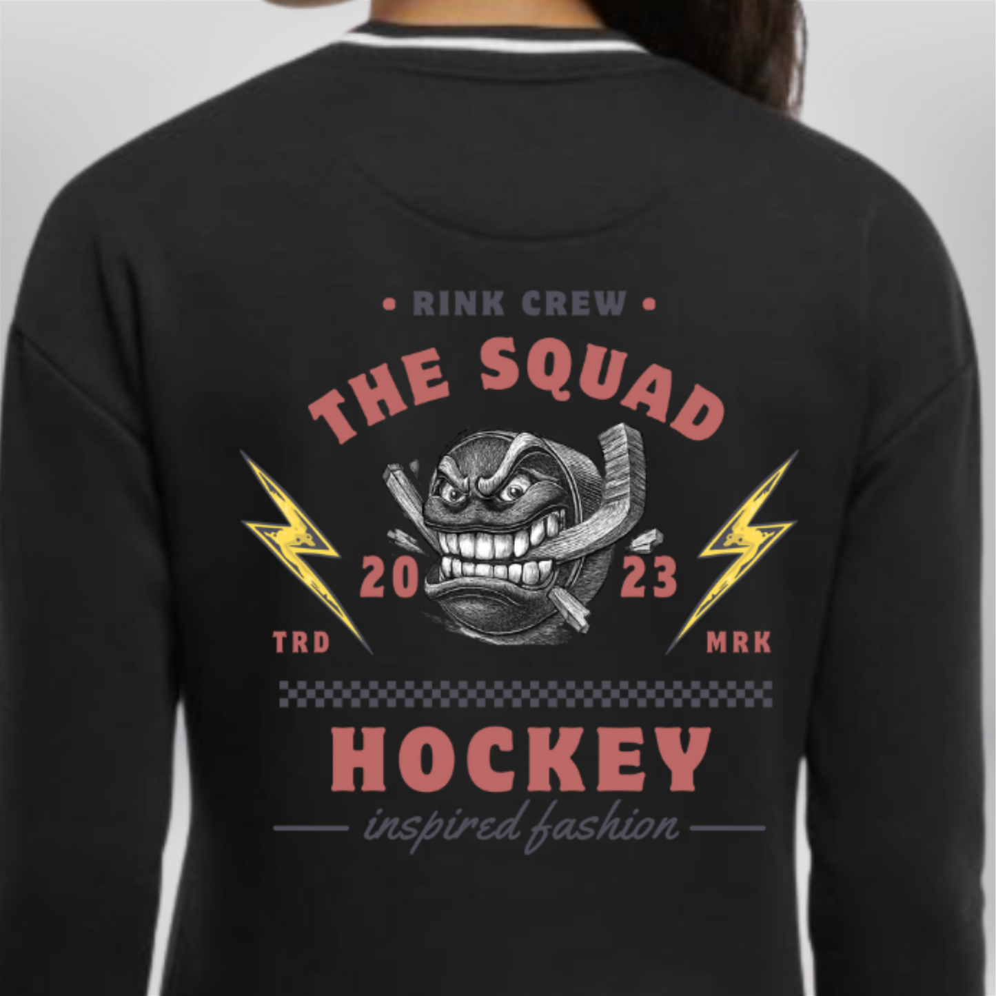 THE SQUAD "Rink Crew" Ladies College Sweat Crew