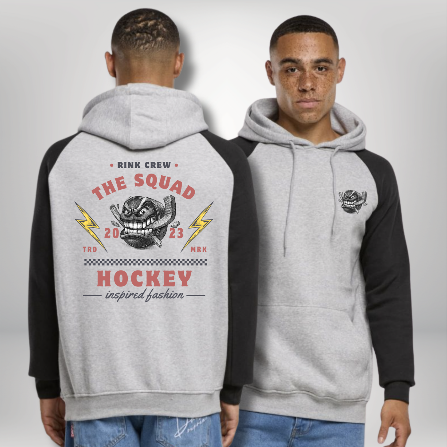 THE SQUAD "Rink Crew" Raglan Hoody