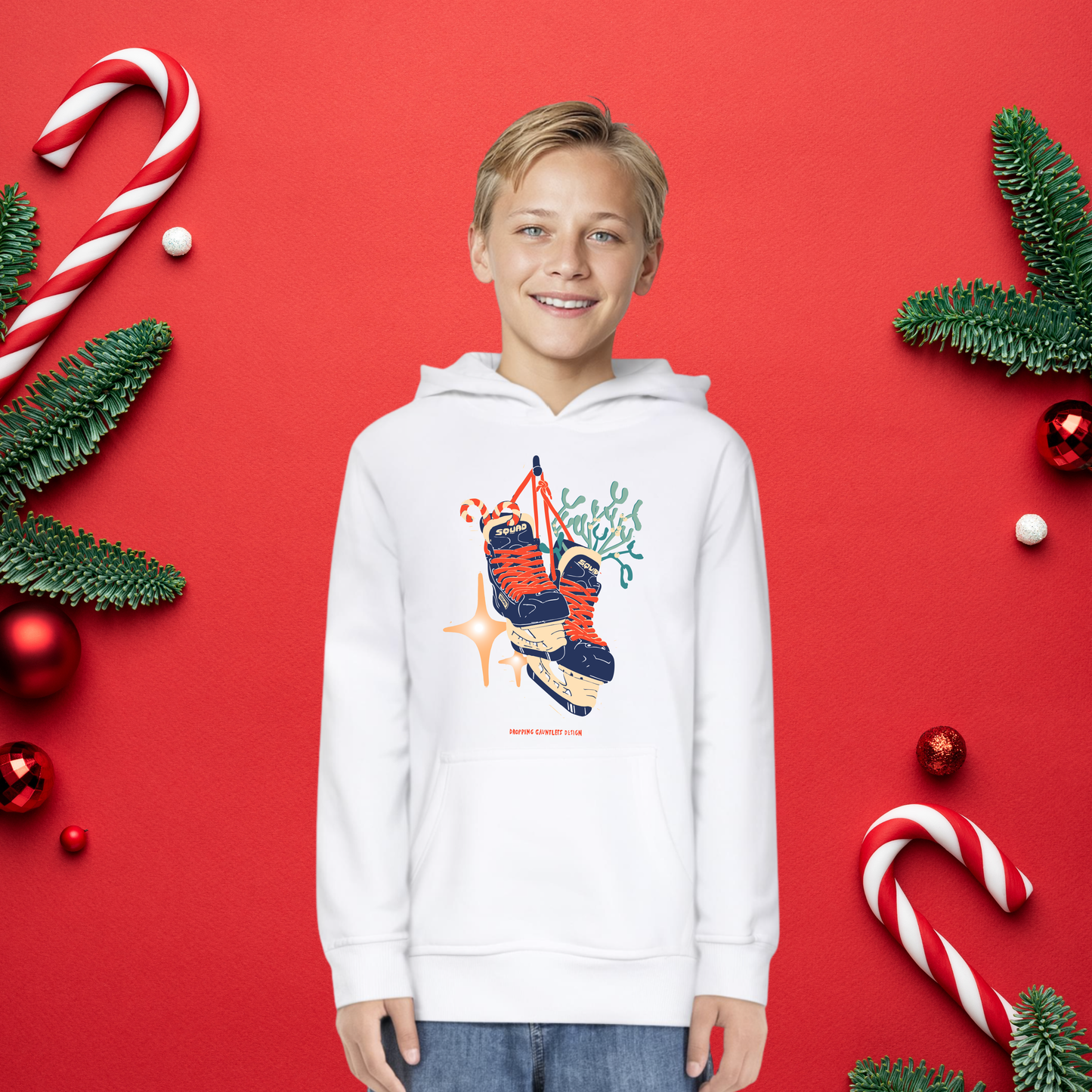 THE SQUAD "Under the Mistletoe" Kids Hoodie