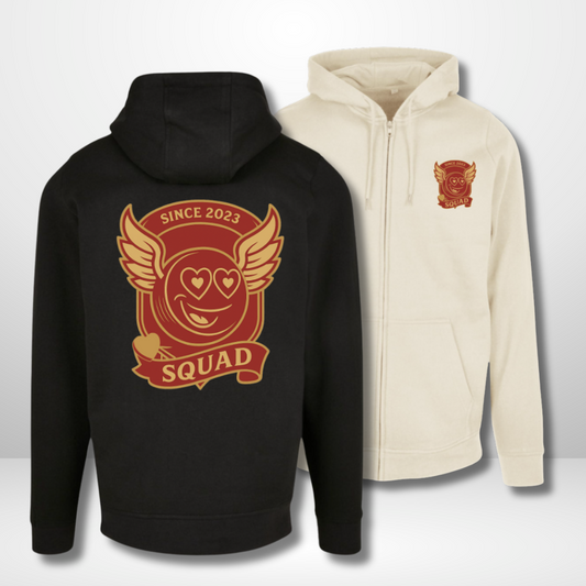 THE SQUAD "Winger"🏒🪽 Zip Hoody in 2 Farben