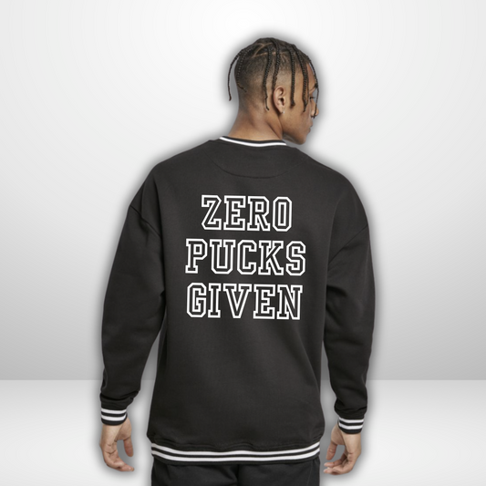 THE SQUAD 🏒 Zero Pucks Given 🏒  College Sweat Crewneck