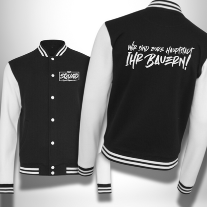 Wir sind eute Hauptstadt" College Jacke 2 Broken Sticks x THE SQUAD