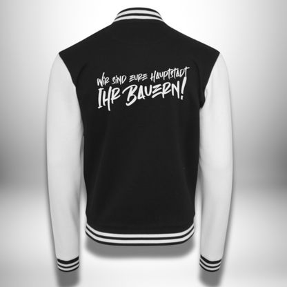Wir sind eute Hauptstadt" College Jacke 2 Broken Sticks x THE SQUAD
