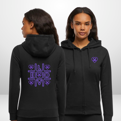 "TIC-TAC-HOCKEY" The Squad Ladies Zip Hoody
