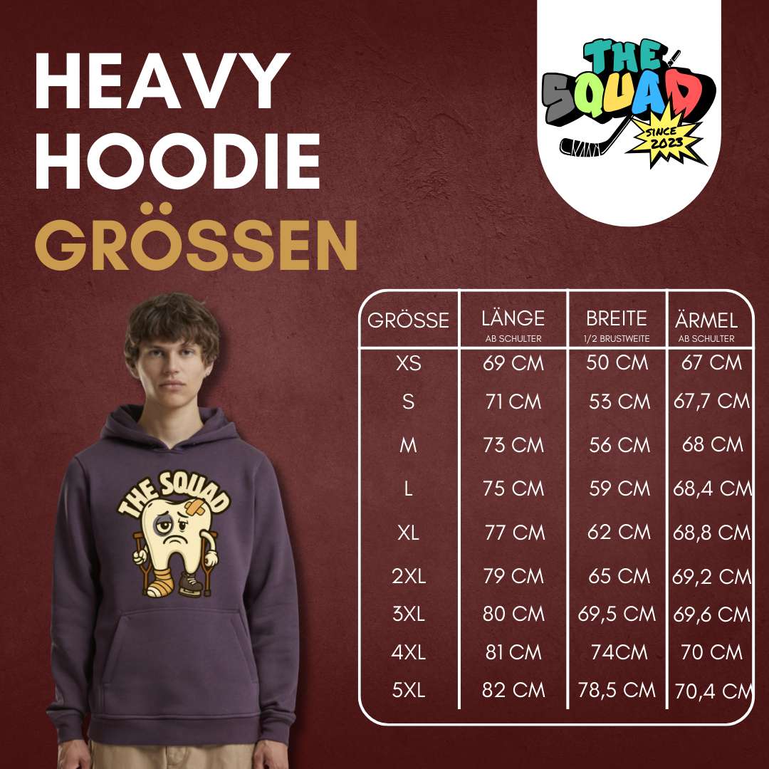 THE SQUAD " I Miss U" 🦷💔 Heavy Hoody