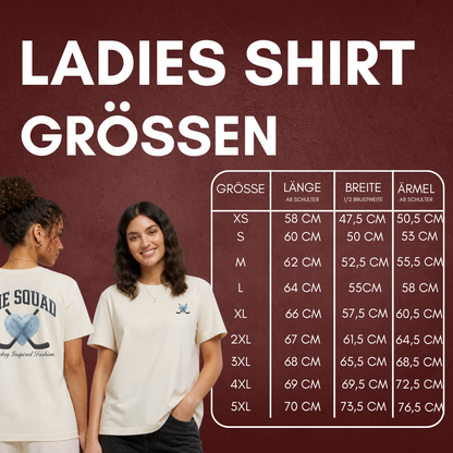 "FROZEN HEART" The Squad Hockey Ladies Shirt