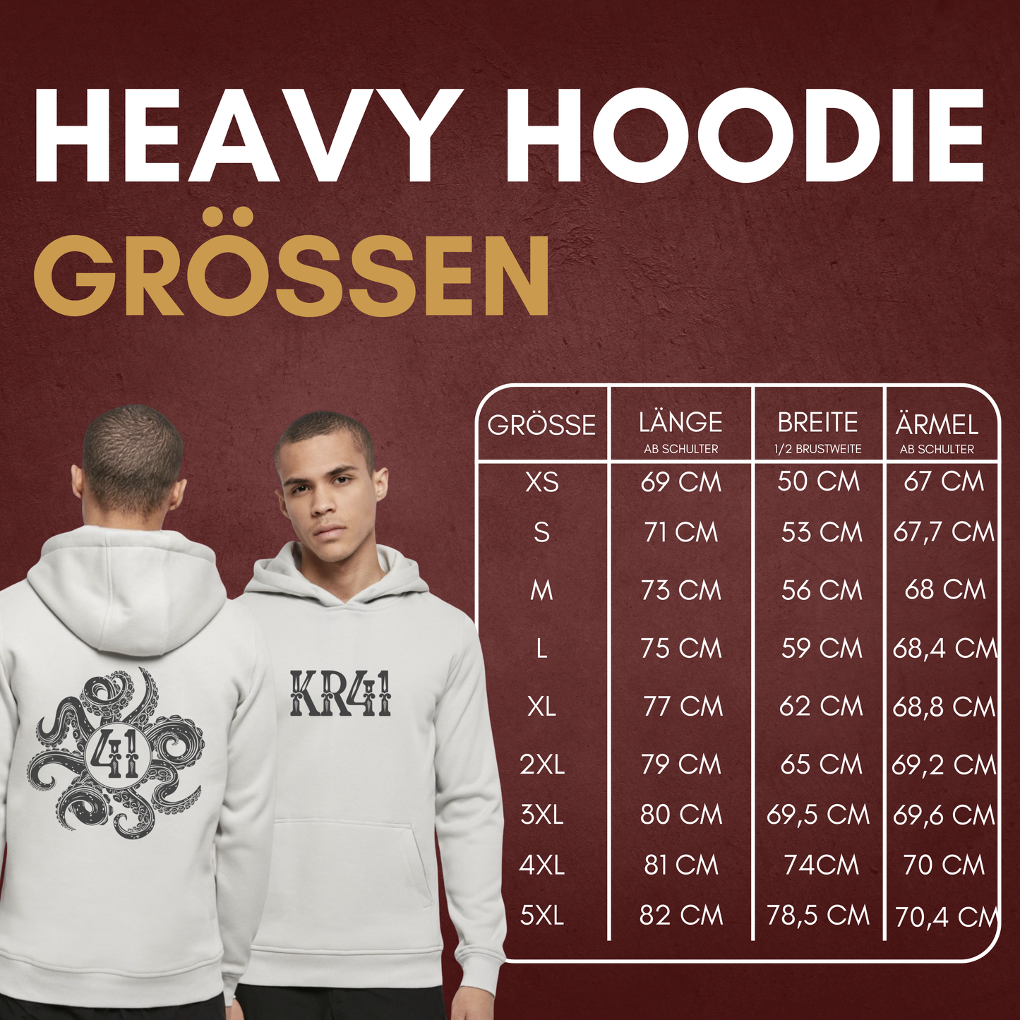 Kevin Reich "Krake 41" Heavy Hoody