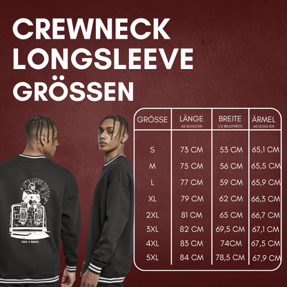 THE SQUAD x 𝔡𝔯𝔬𝔭𝔭𝔦𝔫𝔤 𝔤𝔞𝔲𝔫𝔱𝔩𝔢𝔱𝔰 " take a break" Sweat Crewneck