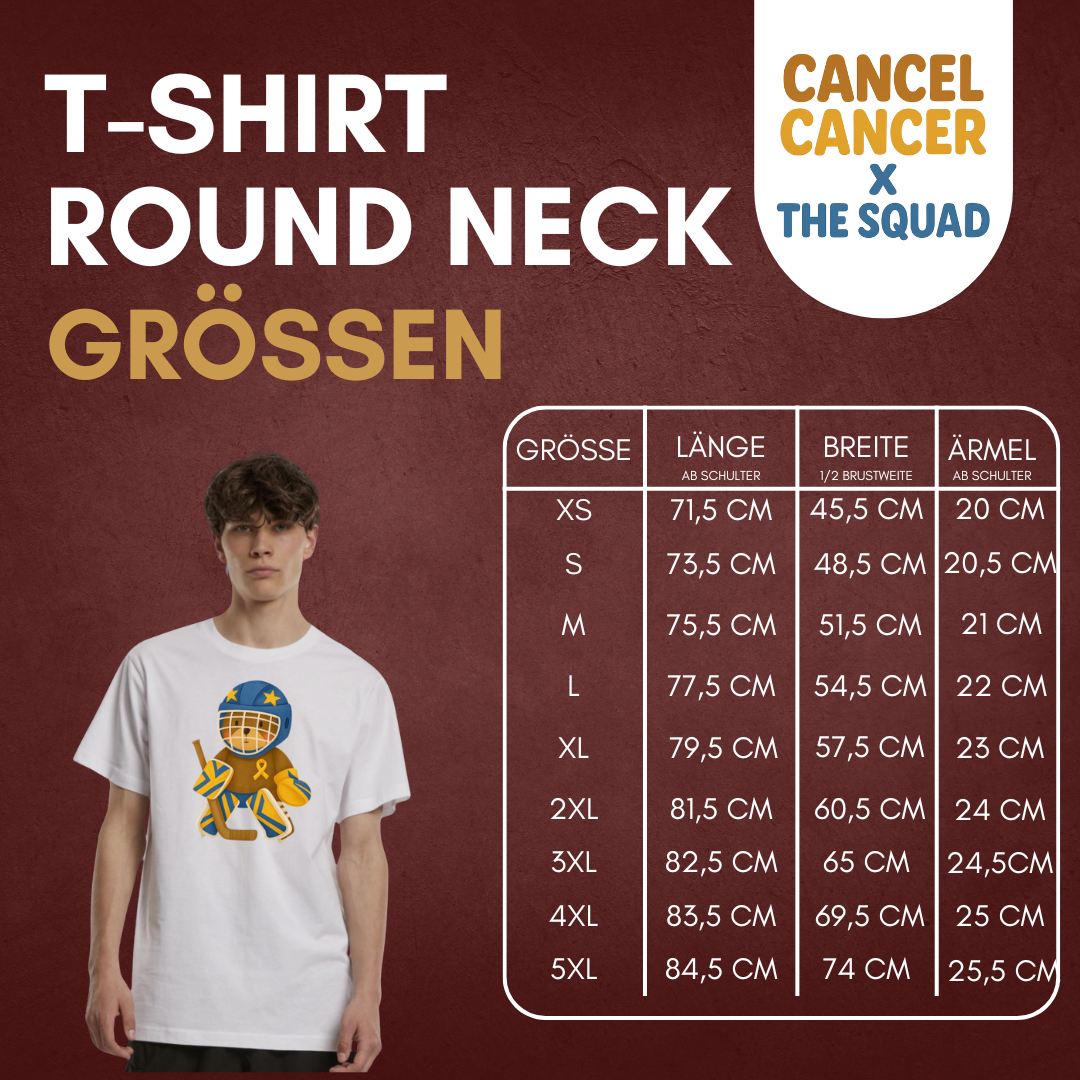 Cancel Cancer 🎗️ "Youri" T-Shirt in 2 Farben