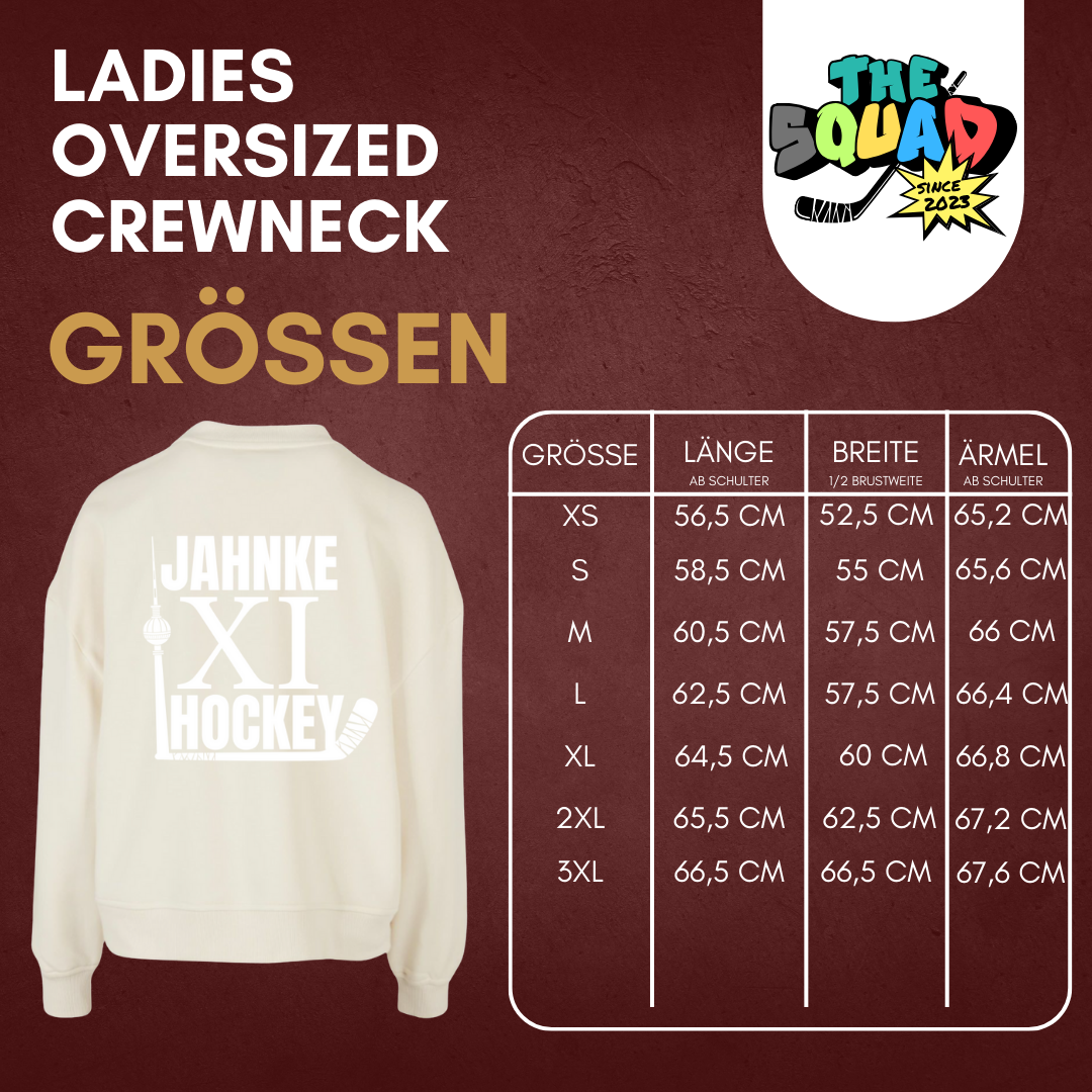 Charlie Jahnke "XI" Ladies Oversized Crewneck
