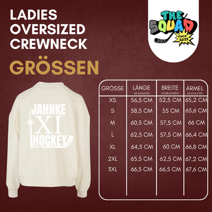 Charlie Jahnke "XI" Ladies Oversized Crewneck