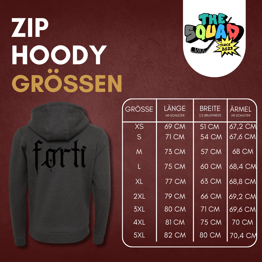 Henrik Haukeland "FØRTI NATT"  Zip Hoodie