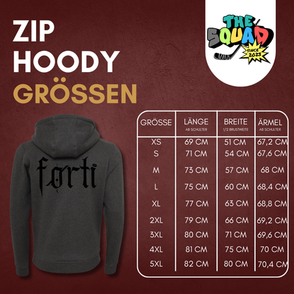 Henrik Haukeland "FØRTI NATT"  Zip Hoodie